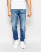 Esprit Slim Fit Jeans In Lightwash Blue - Blue