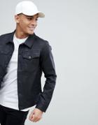 G-star Beraw 3301 Slim Coated Denim Jacket - Black