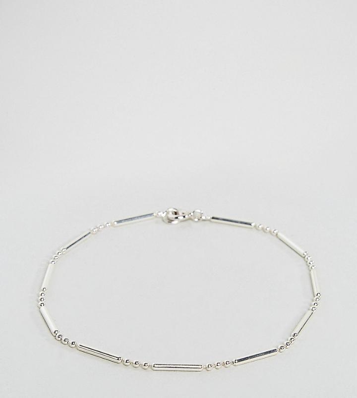 Designb Ball Bar Bracelet In Sterling Silver Exclusive To Asos - Silver