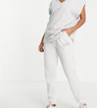 Noisy May Exclusive Sweatpant With Collegiate Graphic In Off-white - Part Of A Set