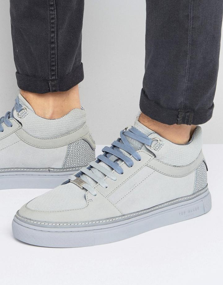 Ted Baker Komett Suede Sneakers - Gray