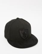 New Era 59fifty Oakland Raiders Poly Tone Fitted Cap - Black