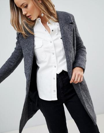 Zibi London Slim Fit Coat - Gray