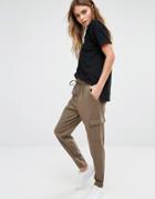 Only Jersey Relaxed Cargo Pants - Gray