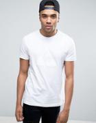 Le Coq Sportif Essential Flock T-shirt In White 1710348 - White