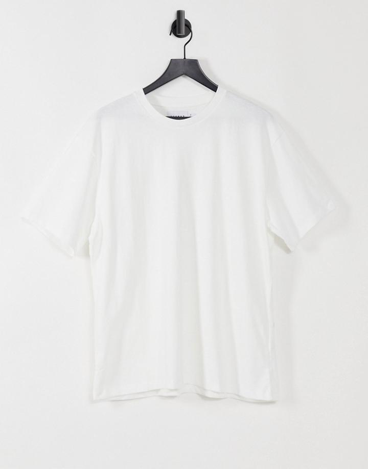 Topman Organic Cotton Oversized T-shirt In White