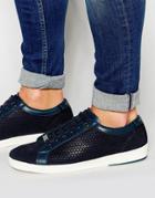 Ted Baker Slowne Suede Trainers - Blue