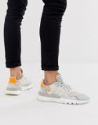 Adidas Originals Nite Jogger Reflective Sneakers In White