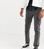 Asos Design Tall Slim Jeans In Retro Black - Black