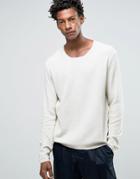 Kiomi Sweater In Texture - White