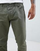 French Connection Slim 5 Pocket Chinos-green