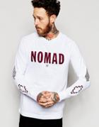 Wood Wood T-shirt With Nomad Print Long Sleeves - Noma
