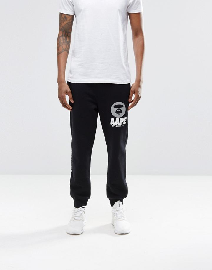 Aape By A Bathing Ape Joggers In Regular Fit - Black