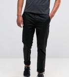 Asos Design Tall Slim Chinos In Black - Black