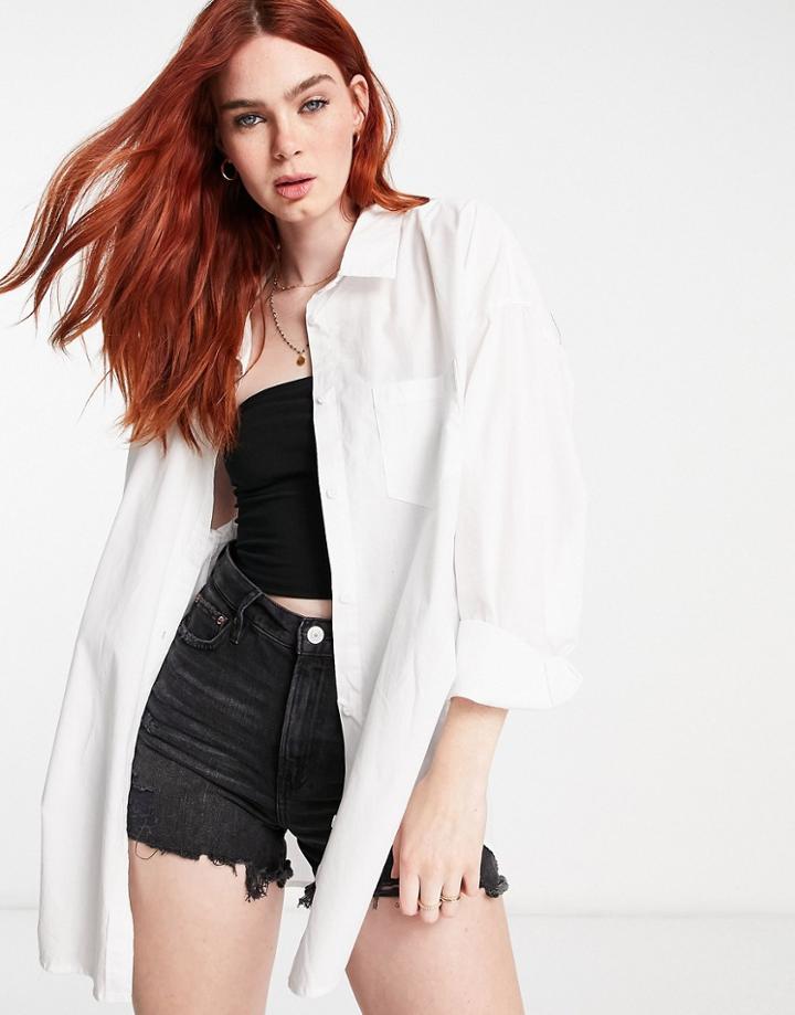 Cotton: On Dad Shirt In White