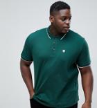 Le Breve Plus Tipped Polo Shirt - Green