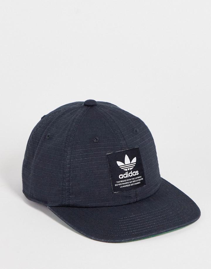 Adidas Originals Rewind Strapback Cap In Black