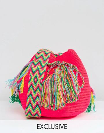 Jardin Del Cielo Neon Brights Small Mochilla Bag - Orange