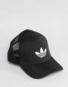 Adidas Originals Trucker Cap In Black Aj8954 - Black