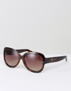 Kurt Geiger Cat Eye Sunglasses - Brown