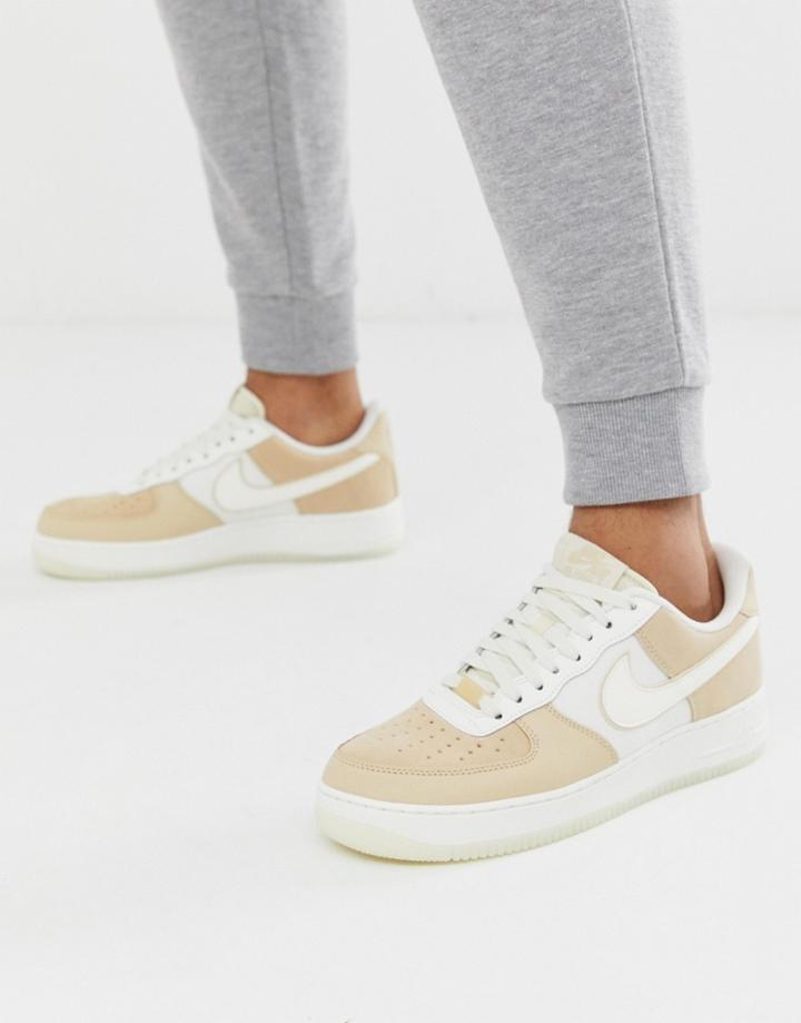 Nike Air Force 1 '07 Lv8 2 Sneakers In Cream Ao2425-200