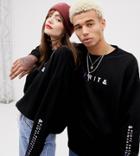 Asos Design X Glaad & Spirit Day Sweatshirt - Black