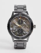 Steve Madden Mens Chronograph Watch With Black Dial - Black
