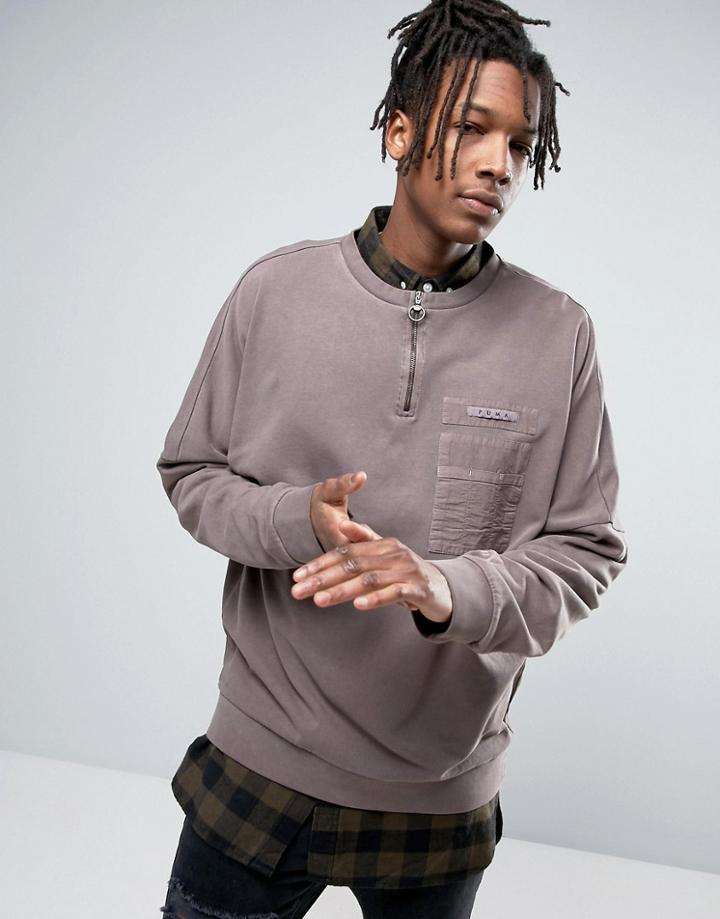Puma Crew Neck Sweatshirt - Gray