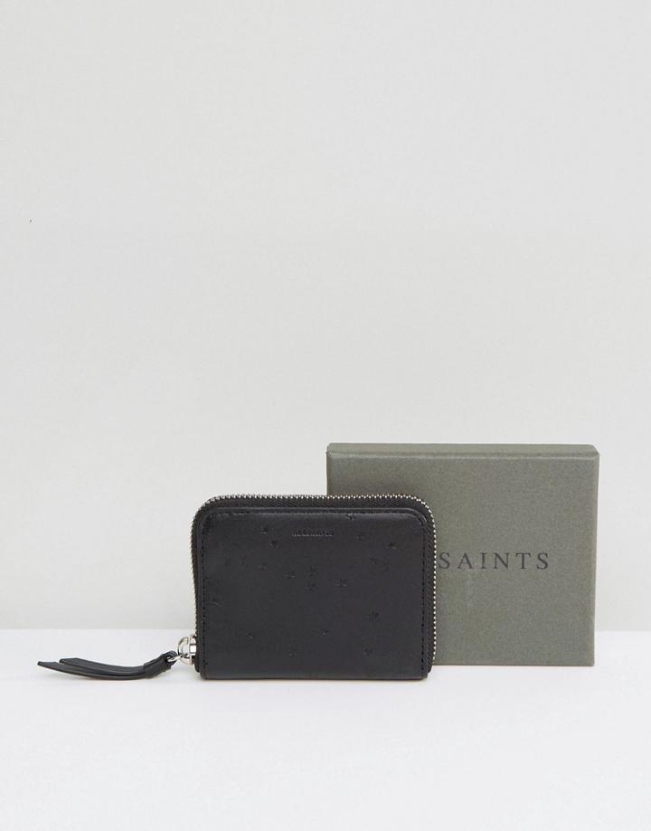 All Saints Echo Mini Wallet - Black