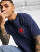 Vans Frequency T-shirt In Navy-blues