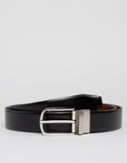 Hugo By Hugo Boss Owen Reversible Leather Belt - Black
