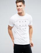 Produkt T-shirt With Box Logo - White