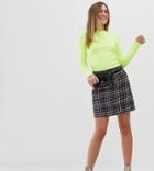 New Look Mini Skirt In Check