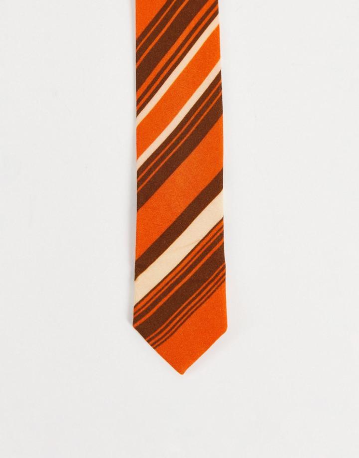 Devils Advocate Stripe Tie In Multi