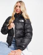 The North Face Ic Geo 1996 Retro Nuptse Jacket In Black