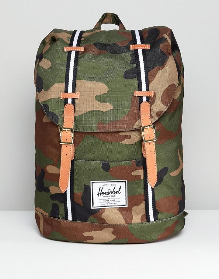 Herschel Supply Co Retreat Offset Backpack 19.5l - Green