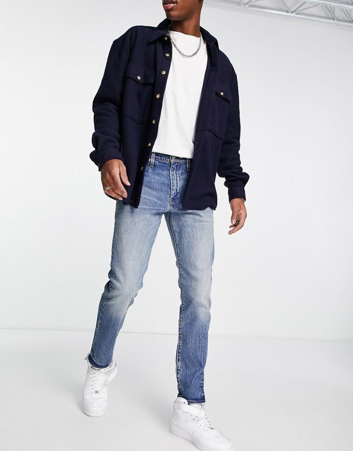 Levi's 512 Slim Taper Jeans In Blue Vintage Wash