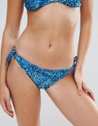 Boohoo Animal Print Bikini Bottom - Multi