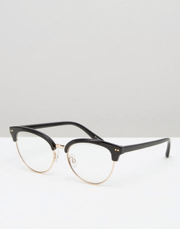 Aldo Schutze Clear Lens Glasses - Black