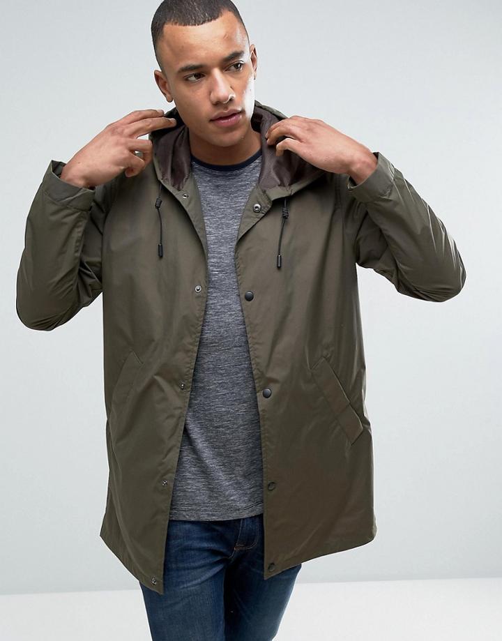 Esprit Lightweight Hooded Parka - Green