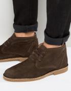 Selected Homme Royce Suede Warm Boots - Brown