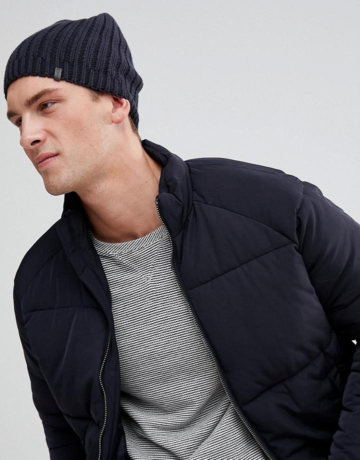 Esprit Slouchy Beanie In Charcoal - Gray