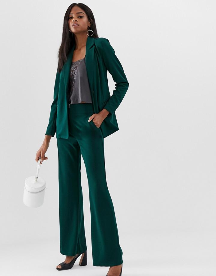 Y.a.s Wide Leg Pants In Green - Green