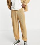 Reclaimed Vintage Inspired Sweatpants In Fisherman Rib - Part Of A Set-neutral