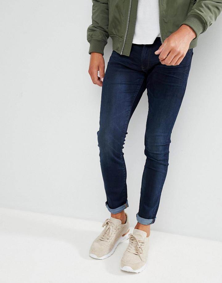 G-star 3301 Deconstructed Skinny Fit Jeans In Dark Aged - Blue