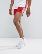 Asos Slim Shorter Runner Shorts In Red - Red
