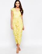 Vlabel Grange Ruched Front Midi Dress