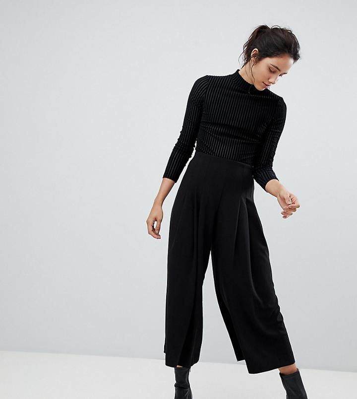 Weekday Pleat Front Wide Leg Pants