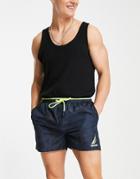 Nautica Competition Hawfish Tie-dye Swim Shorts In Dark Navy