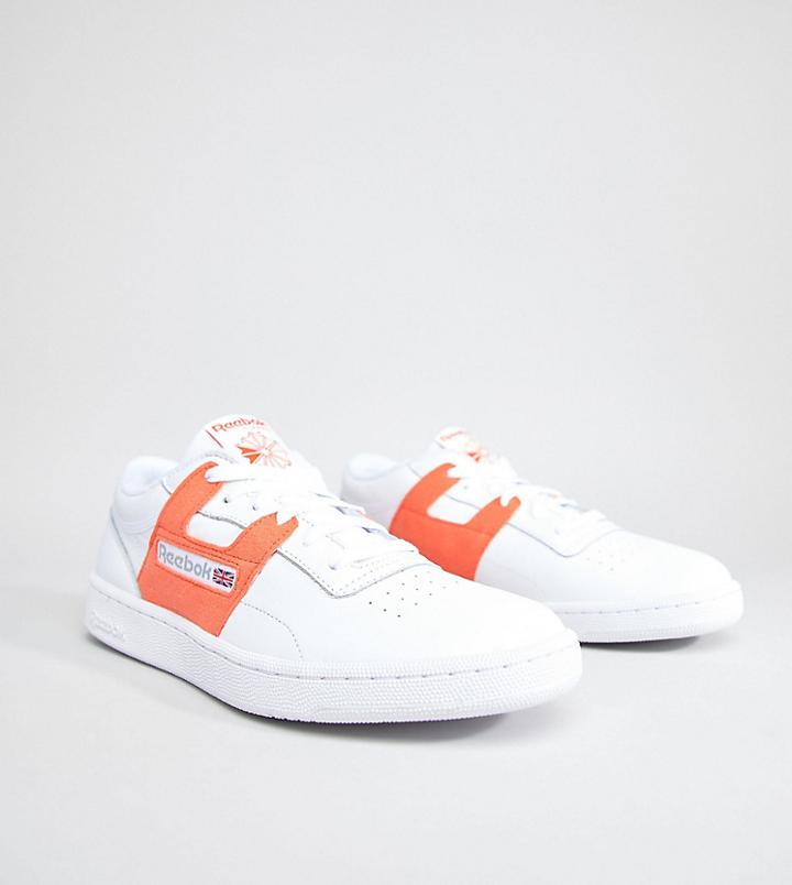 Reebok 'leisure Pack' Club Workout Sneakers In White Exclusive To Asos